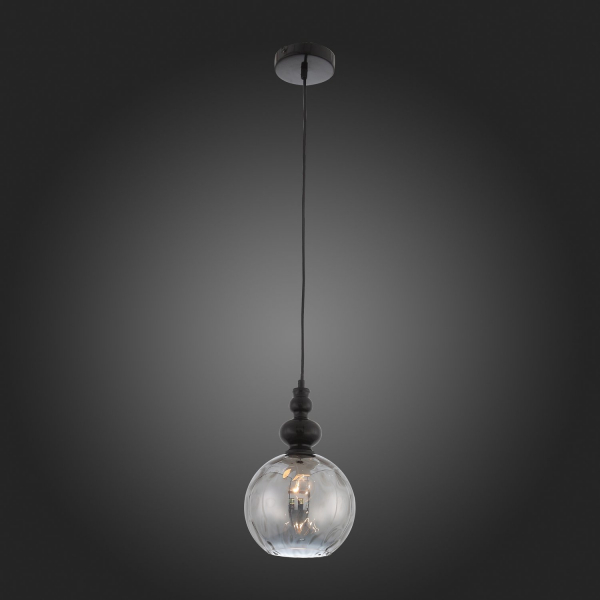 SL374.413.01 Подвес ST-Luce Черный/Дымчатый E27 1*40W BACINETO, изображение 7