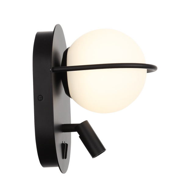 SL395.411.02 Бра ST-Luce Черный/Белый LED 1+1*8+3W 4000K DONOLO, изображение 2