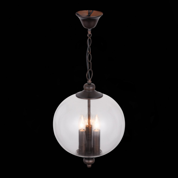 SL362.303.03 Светильник подвесной ST-Luce Черный/Прозрачный E14 3*60W LATERIA, изображение 5