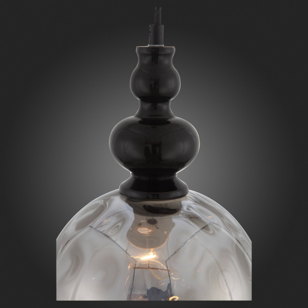 SL374.413.01 Подвес ST-Luce Черный/Дымчатый E27 1*40W BACINETO, изображение 9