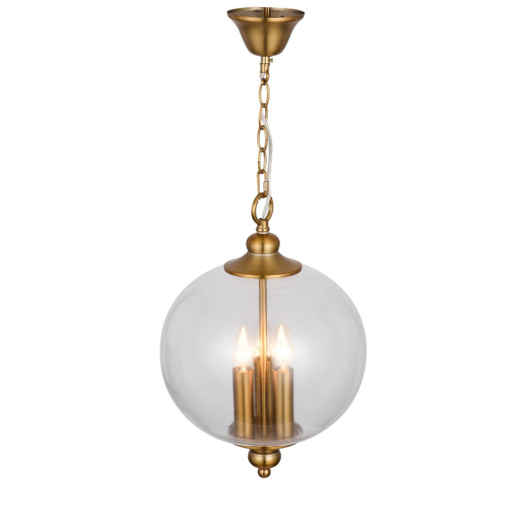 SL362.203.03 Светильник подвесной ST-Luce Золотистый/Прозрачный E14 3*60W LATERIA, изображение 2
