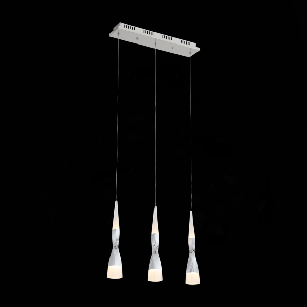 SL405.103.03 Светильник подвесной ST-Luce Хром/Хром, Белый LED 3*7W 3000K BOCHIE, изображение 3