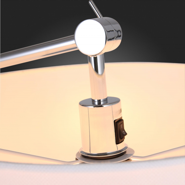 SL460.105.01 Торшер ST-Luce Хром/Белый E27 1*60W (из 2-х коробок) MARCIA, изображение 11