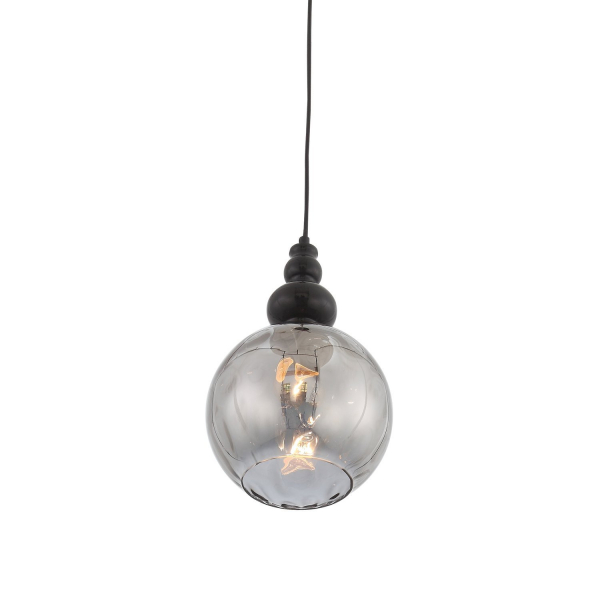SL374.413.01 Подвес ST-Luce Черный/Дымчатый E27 1*40W BACINETO, изображение 2