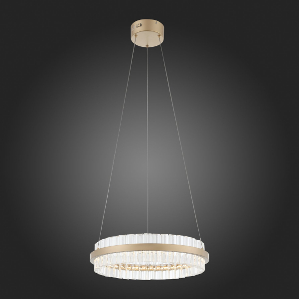 SL383.203.01 Светильник подвесной ST-Luce Золотистый/Золотистый, Прозрачный LED 1*34W 3000K CHERIO, изображение 12