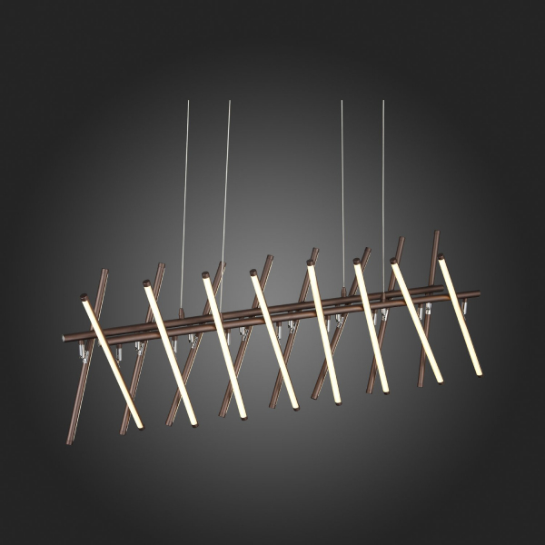 SLD003.303.16 Люстра подвесная ST-Luce Кофейный/Белый LED 16*8W 4000K PIACOD, изображение 12