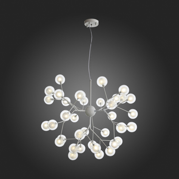 SL376.503.36 Люстра подвесная ST-Luce Белый/Белый,Прозрачный G4 LED 36*2W DEMELE, изображение 7