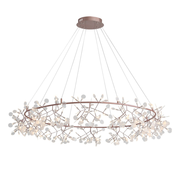 SL379.203.324 Люстра подвесная ST-Luce Медный/Белый LED 324*0,5W 3500K  (из 2-х коробок) RAFINA, изображение 2