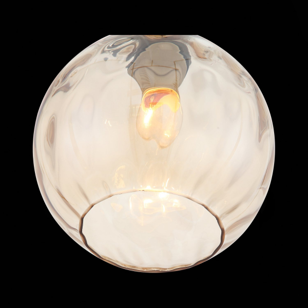 SL374.313.01 Подвес ST-Luce Черный/Янтарный E27 1*40W BACINETO, изображение 5