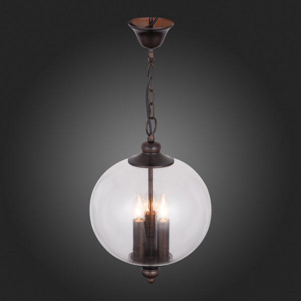 SL362.303.03 Светильник подвесной ST-Luce Черный/Прозрачный E14 3*60W LATERIA, изображение 8