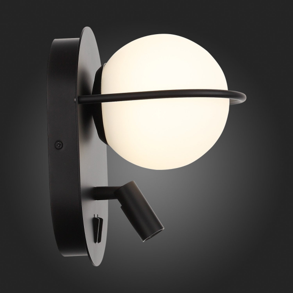 SL395.411.02 Бра ST-Luce Черный/Белый LED 1+1*8+3W 4000K DONOLO, изображение 10