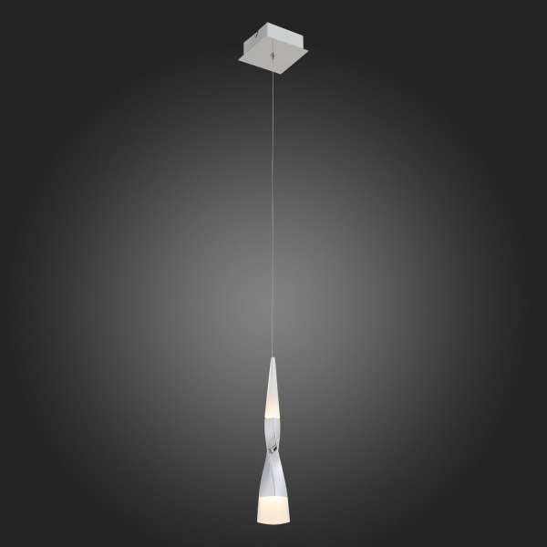 SL405.103.01 Подвес ST-Luce Хром/Хром, Белый LED 1*7W 3000K BOCHIE, изображение 5