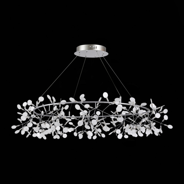 SL379.103.216 Люстра подвесная ST-Luce Серебристый/Белый LED 216*0,5W 3500K RAFINA, изображение 6
