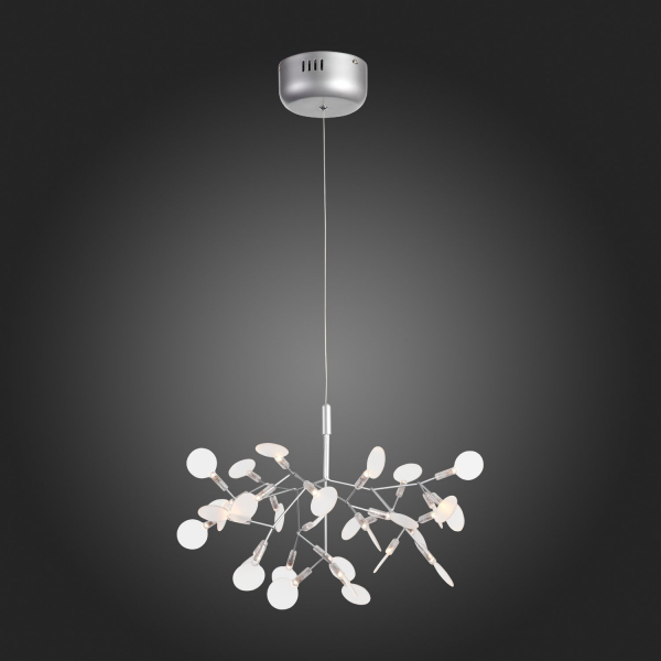 SL379.103.30 Люстра подвесная ST-Luce Серебристый/Белый LED 30*0,5W 3500K RAFINA, изображение 9