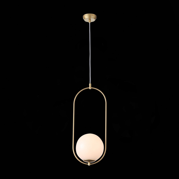 SL1118.203.01 Светильник подвесной ST-Luce Золотистый/Белый E27 1*40W PENOLO, изображение 4