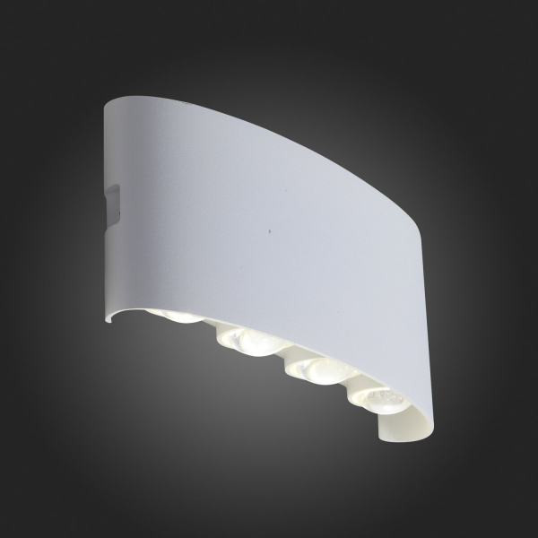 SL089.501.08 Светильник уличный настенный ST-Luce Белый кварцевый LED 8*1W 4000K BISELLO, изображение 12