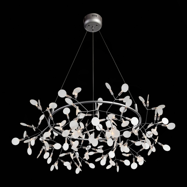 SL379.103.135 Люстра подвесная ST-Luce Серебристый/Белый LED 135*0,3W 3500K RAFINA, изображение 7