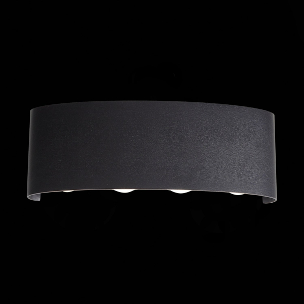 SL089.401.08 Светильник уличный настенный ST-Luce Черный кварцевый LED 8*1W 4000K BISELLO, изображение 6