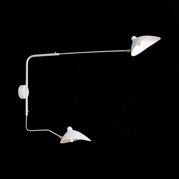 SL305.501.02 Светильник настенный ST-Luce Белый/Белый E27 2*60W SPRUZZO, изображение 5