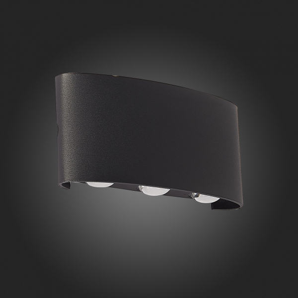 SL089.401.06 Светильник уличный настенный ST-Luce Черный кварцевый LED 6*1W 4000K BISELLO, изображение 10
