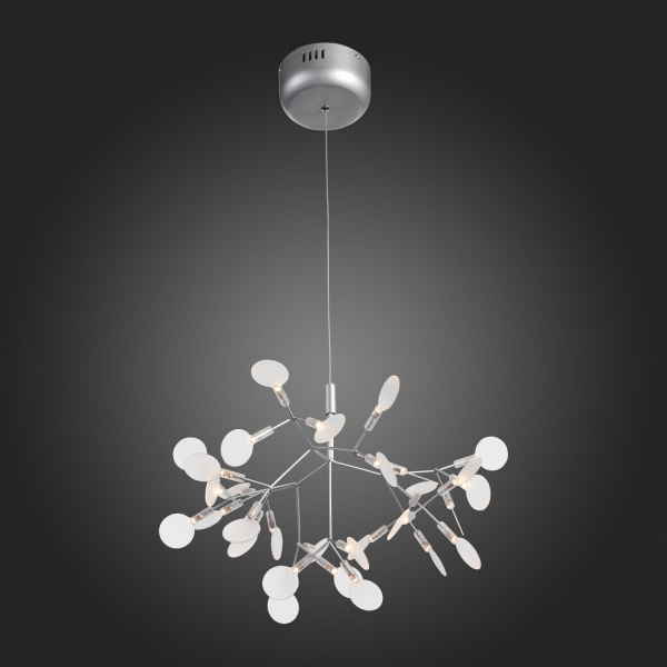 SL379.103.30 Люстра подвесная ST-Luce Серебристый/Белый LED 30*0,5W 3500K RAFINA, изображение 10