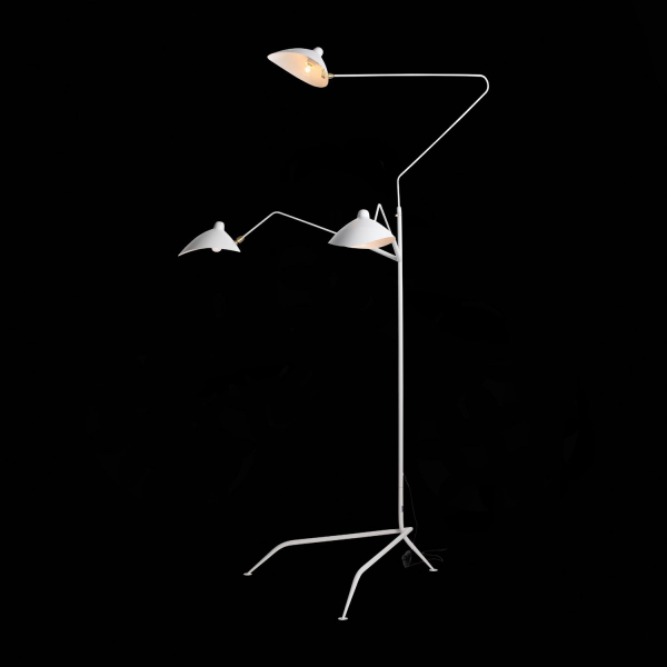 SL305.505.03 Торшер ST-Luce Белый/Белый E27 3*60W SPRUZZO, изображение 4