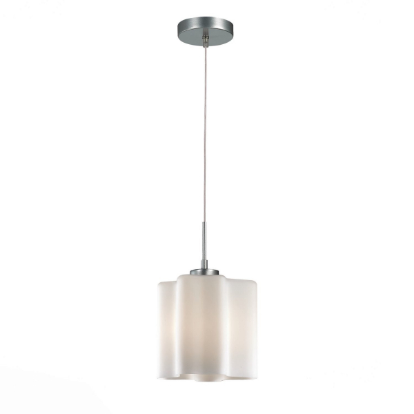 SL116.503.01 Светильник подвесной ST-Luce Серебристый/Белый E27 1*60W ONDE, изображение 2