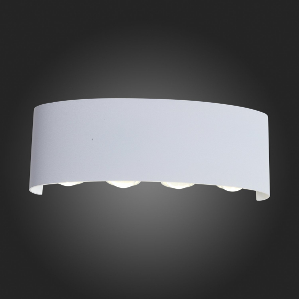 SL089.501.08 Светильник уличный настенный ST-Luce Белый кварцевый LED 8*1W 4000K BISELLO, изображение 11