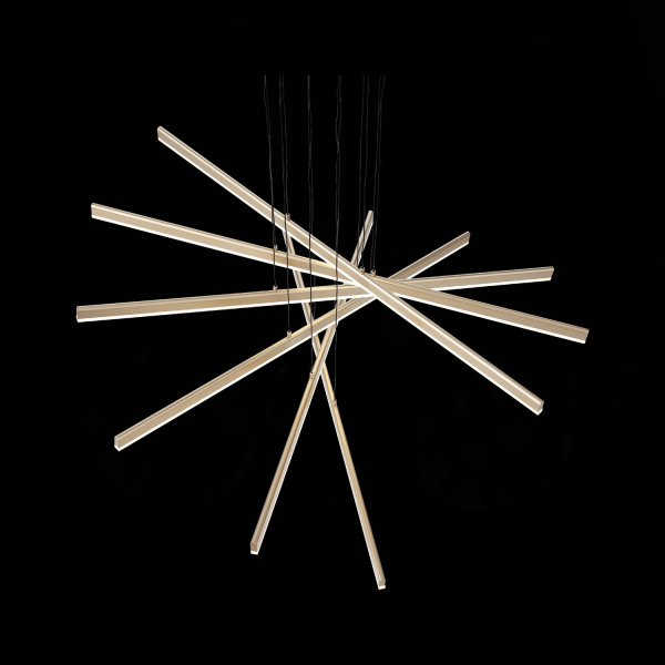 SL394.223.06 Светильник подвесной ST-Luce Матовое золото/Белый LED 6*16,6W 4000K BASONI, изображение 8
