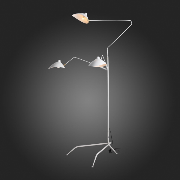 SL305.505.03 Торшер ST-Luce Белый/Белый E27 3*60W SPRUZZO, изображение 7