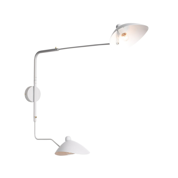 SL305.501.02 Светильник настенный ST-Luce Белый/Белый E27 2*60W SPRUZZO, изображение 2