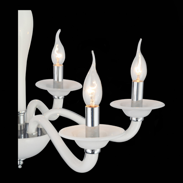 SL1112.503.06 Люстра подвесная ST-Luce Хром, Белый E14 6*40W SERENATTA, изображение 10