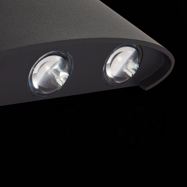 SL089.401.06 Светильник уличный настенный ST-Luce Черный кварцевый LED 6*1W 4000K BISELLO, изображение 8
