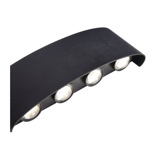 SL089.401.08 Светильник уличный настенный ST-Luce Черный кварцевый LED 8*1W 4000K BISELLO, изображение 3
