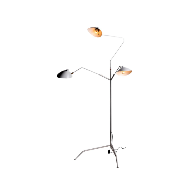 SL305.505.03 Торшер ST-Luce Белый/Белый E27 3*60W SPRUZZO, изображение 2