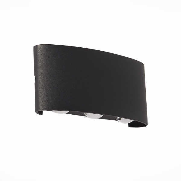 SL089.401.06 Светильник уличный настенный ST-Luce Черный кварцевый LED 6*1W 4000K BISELLO, изображение 2