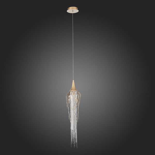 SL1116.203.01 Подвес ST-Luce Золотистый с патиной/Золотистый с  патиной, Никель LED 1*5W 3000K SALICA, изображение 5