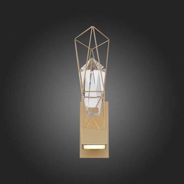 SL815.201.01 Бра ST-Luce Матовое золото/Матовое золото, Прозрачный LED 1*6W 4000K PROGETTO, изображение 11