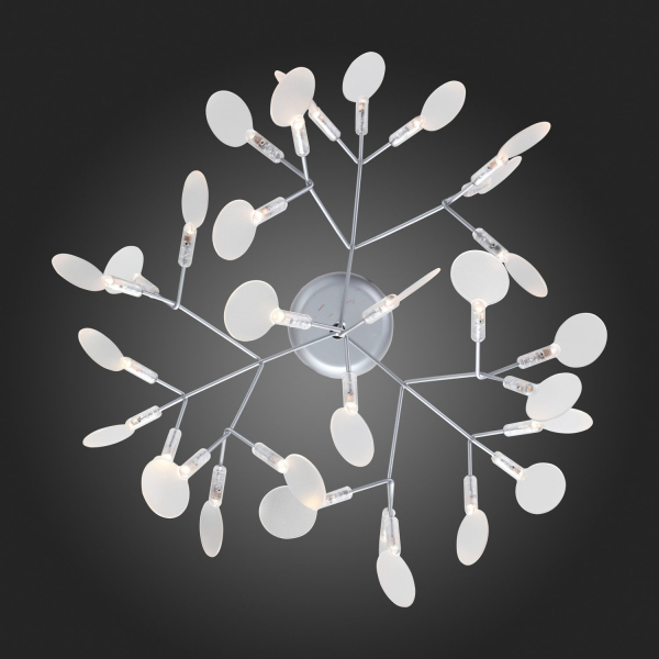 SL379.103.30 Люстра подвесная ST-Luce Серебристый/Белый LED 30*0,5W 3500K RAFINA, изображение 11