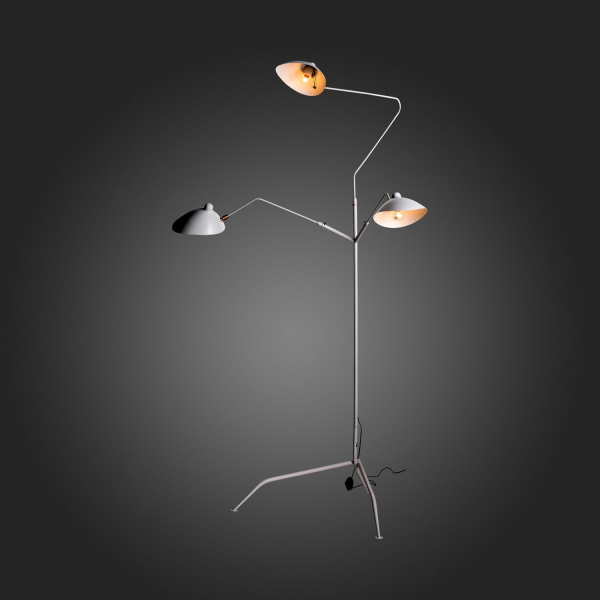 SL305.505.03 Торшер ST-Luce Белый/Белый E27 3*60W SPRUZZO, изображение 8