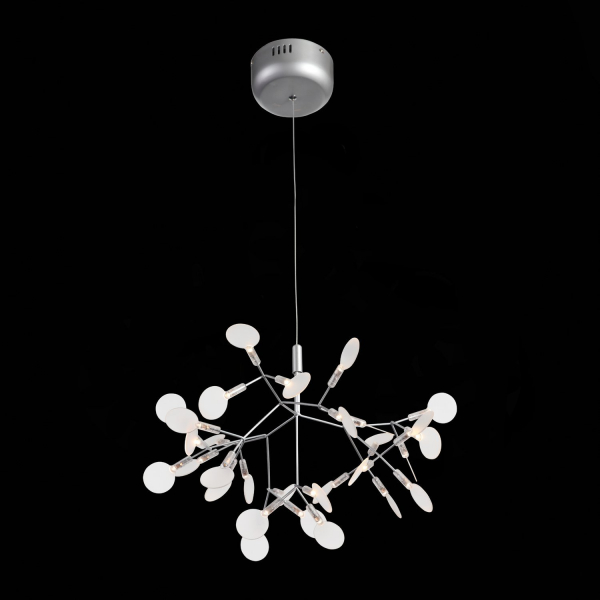 SL379.103.30 Люстра подвесная ST-Luce Серебристый/Белый LED 30*0,5W 3500K RAFINA, изображение 6