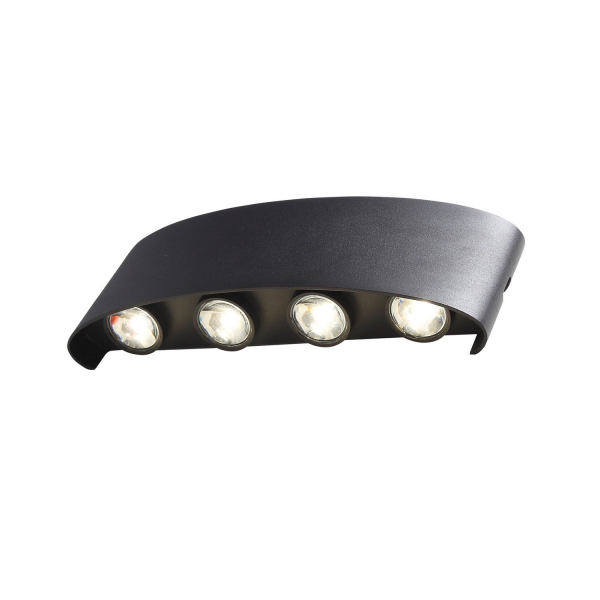 SL089.401.08 Светильник уличный настенный ST-Luce Черный кварцевый LED 8*1W 4000K BISELLO, изображение 5