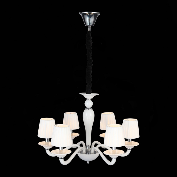 SL1112.503.06 Люстра подвесная ST-Luce Хром, Белый E14 6*40W SERENATTA, изображение 14