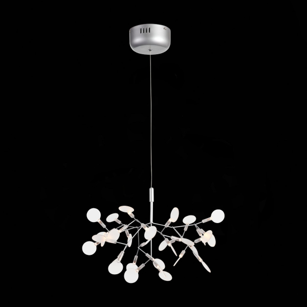 SL379.103.30 Люстра подвесная ST-Luce Серебристый/Белый LED 30*0,5W 3500K RAFINA, изображение 5