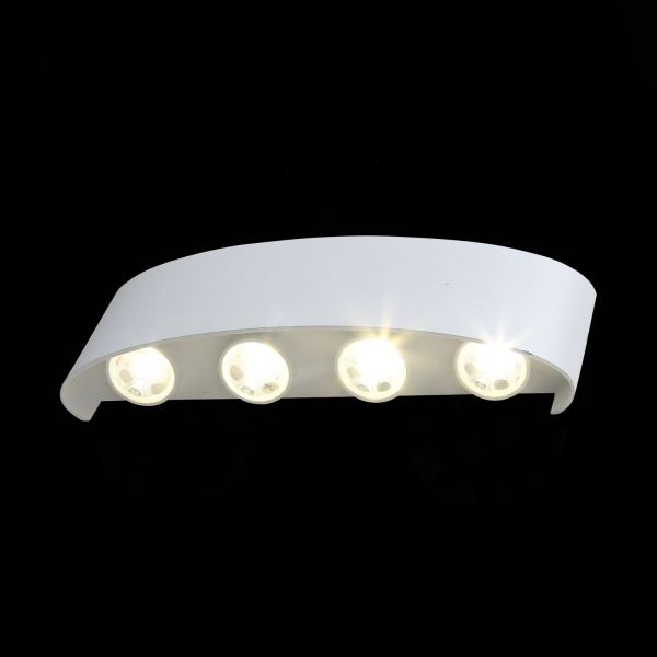 SL089.501.08 Светильник уличный настенный ST-Luce Белый кварцевый LED 8*1W 4000K BISELLO, изображение 10