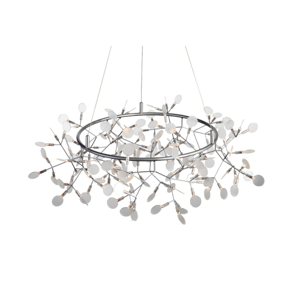 SL379.103.135 Люстра подвесная ST-Luce Серебристый/Белый LED 135*0,3W 3500K RAFINA, изображение 4