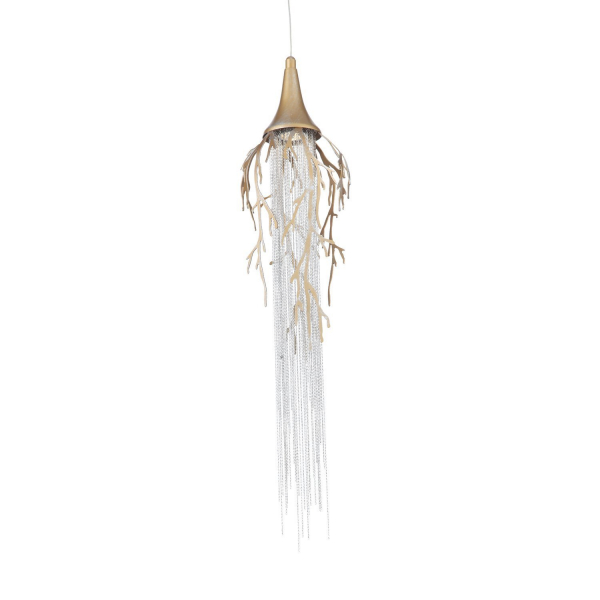 SL1116.203.01 Подвес ST-Luce Золотистый с патиной/Золотистый с  патиной, Никель LED 1*5W 3000K SALICA, изображение 2