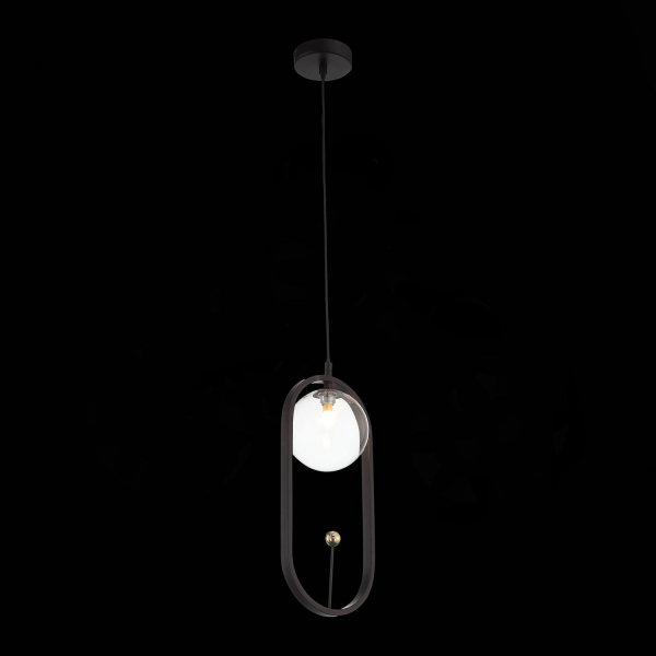 SL1201.403.01 Подвес ST-Luce Черный/Прозрачный G9 1*5W CIRCONO, изображение 4