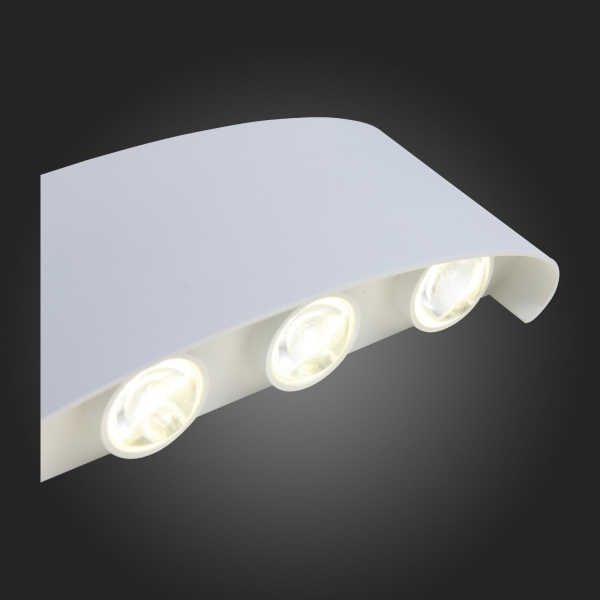 SL089.501.08 Светильник уличный настенный ST-Luce Белый кварцевый LED 8*1W 4000K BISELLO, изображение 13