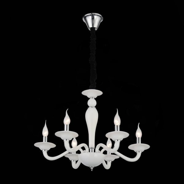SL1112.503.06 Люстра подвесная ST-Luce Хром, Белый E14 6*40W SERENATTA, изображение 12